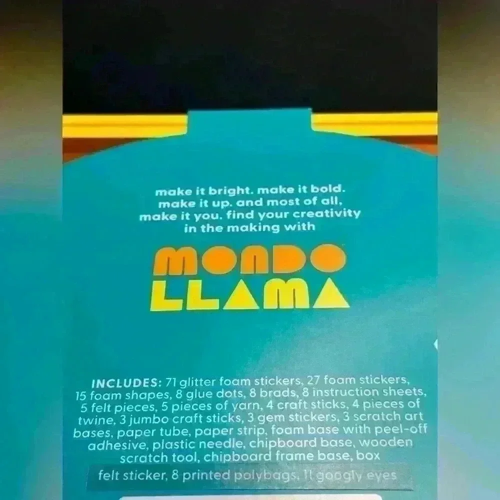 mindo llama ocean adventure craft kit  makes 8